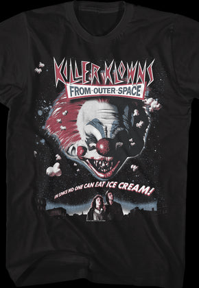 Movie Poster Killer Klowns From Outer Space T-Shirt