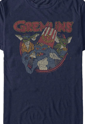 Movie Theater Popcorn Gremlins T-Shirt