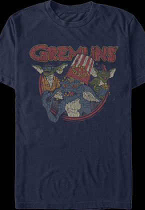 Movie Theater Popcorn Gremlins T-Shirt