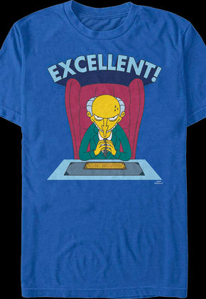 Mr. Burns Excellent Simpsons T-Shirt