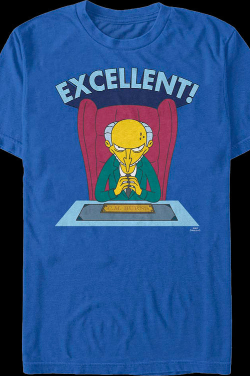 Mr. Burns Excellent Simpsons T-Shirtmain product image