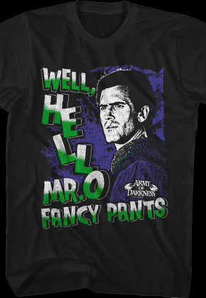Mr. Fancy Pants Army Of Darkness T-Shirt
