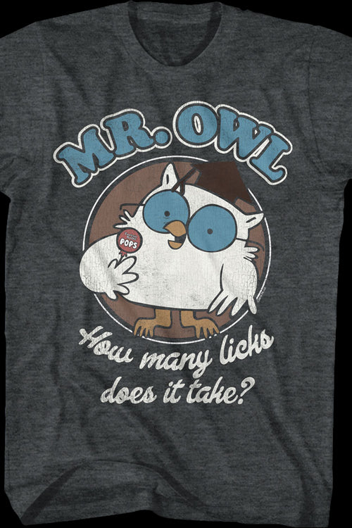 Mr. Owl Tootsie Pop T-Shirtmain product image