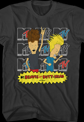 MTV Logos Beavis and Butt-Head T-Shirt