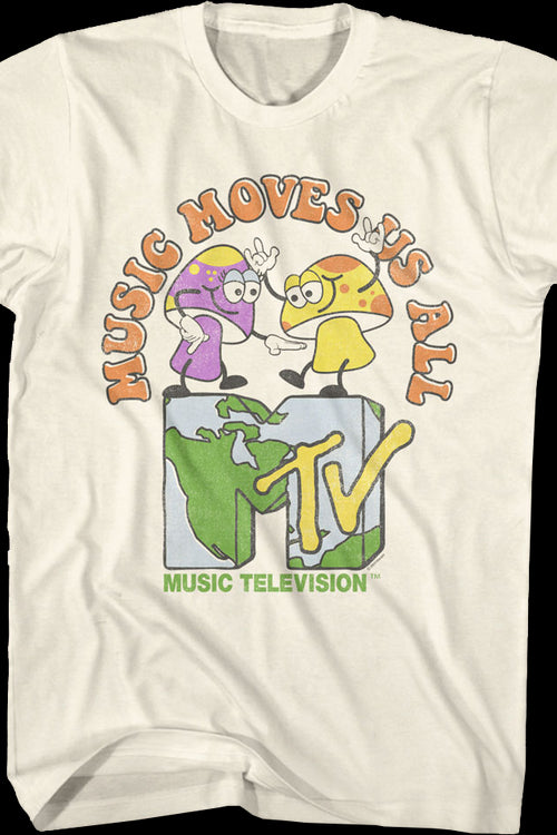 Music Moves Us All MTV Shirtmain product image