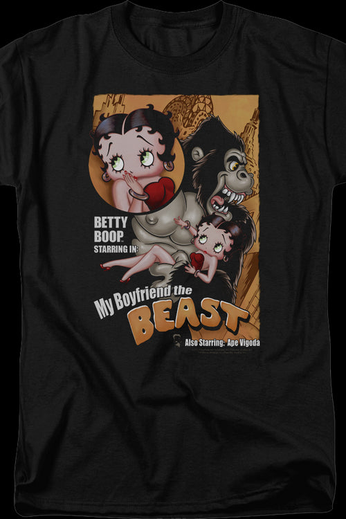My Boyfriend the Beast Betty Boop T-Shirtmain product image