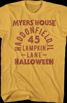 Myers' House Halloween T-Shirt