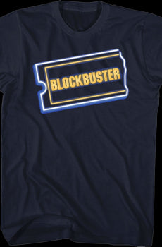 Navy Blue Logo Blockbuster T-Shirt