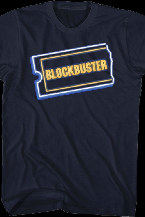 Navy Blue Logo Blockbuster T-Shirtmain product image
