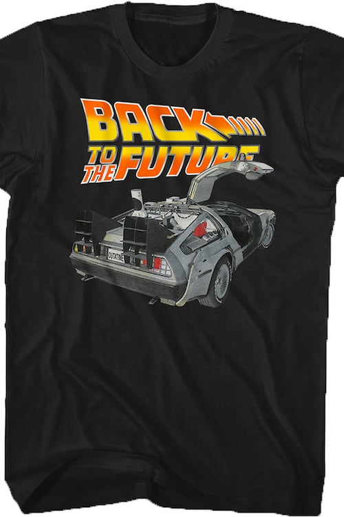 Navy Distressed Back to the Future Shirtmain product image