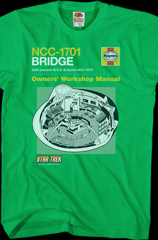 NCC-1701 Bridge Manual Star Trek T-Shirt