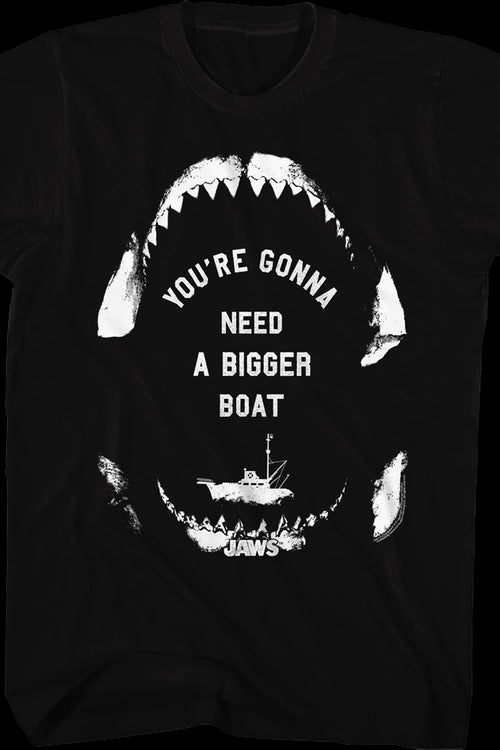Need A Bigger Boat Jaws T-Shirtmain product image