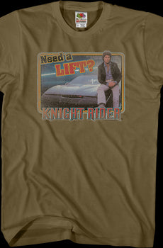Need A Lift Knight Rider T-Shirt