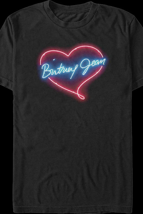 Neon Britney Jean Heart Britney Spears T-Shirtmain product image