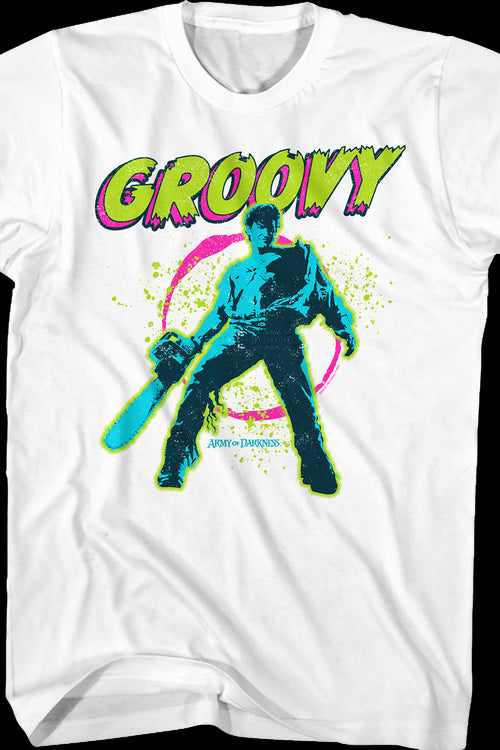 Neon Groovy Army of Darkness T-Shirtmain product image