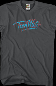 Neon Teen Wolf Logo T-Shirt