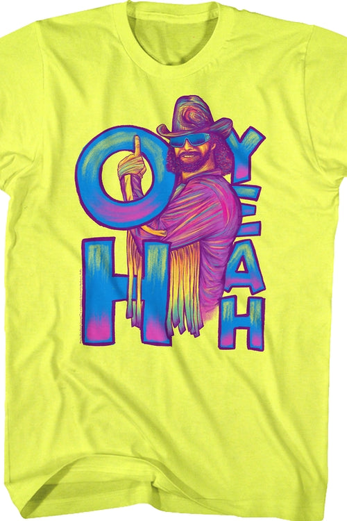 Neon Yellow Macho Man Randy Savage T-Shirtmain product image