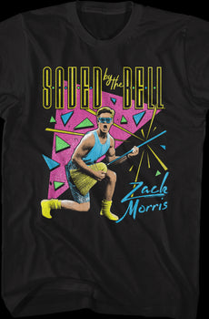 Neon Zack Morris Saved By The Bell T-Shirt
