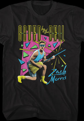 Neon Zack Morris Saved By The Bell T-Shirt