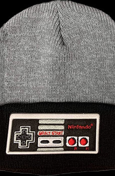 NES Controller Nintendo Cuff Beanie