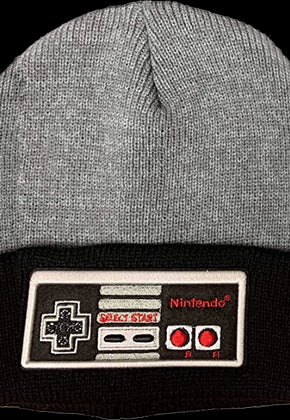 NES Controller Nintendo Cuff Beanie