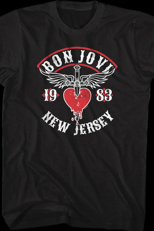 New Jersey 1983 Bon Jovi T-Shirtmain product image
