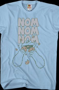 Nom Nom Nom Cookie Monster T-Shirt