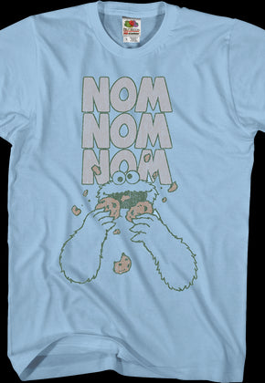 Nom Nom Nom Cookie Monster T-Shirt