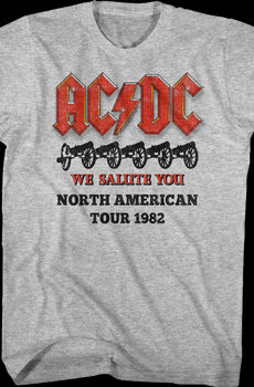 North American Tour 1982 ACDC Shirt