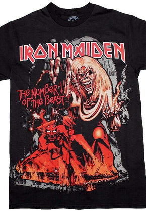 Rockline Number Of The Beast Iron Maiden T-Shirt