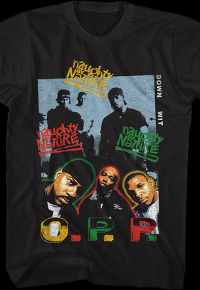 O.P.P. Collage Naughty By Nature T-Shirt
