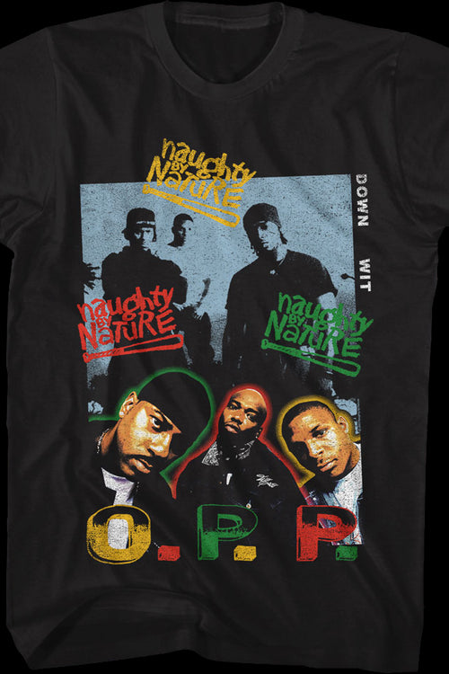 O.P.P. Collage Naughty By Nature T-Shirtmain product image