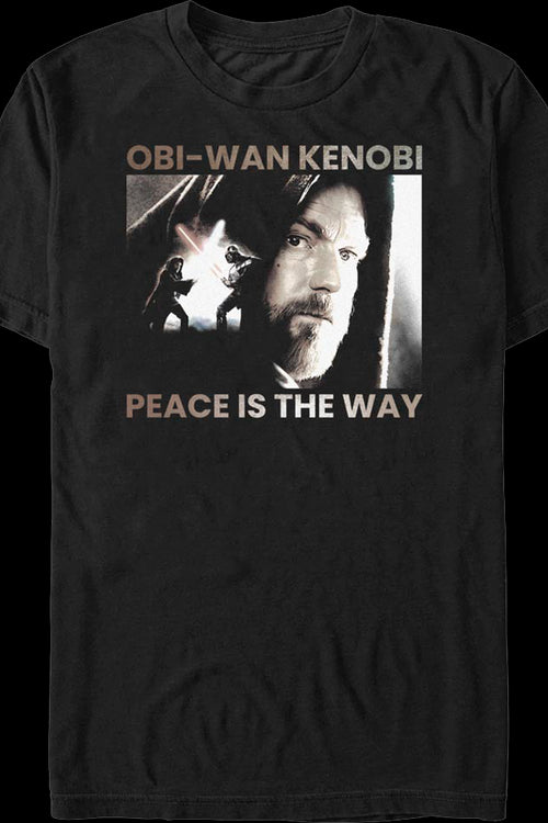 Obi-Wan Kenobi Peace Is The Way Star Wars T-Shirtmain product image