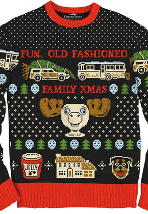 Old Fashioned Christmas Vacation Ugly Sweater