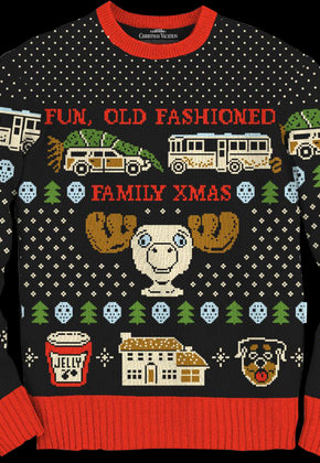 Old Fashioned Christmas Vacation Ugly Sweater
