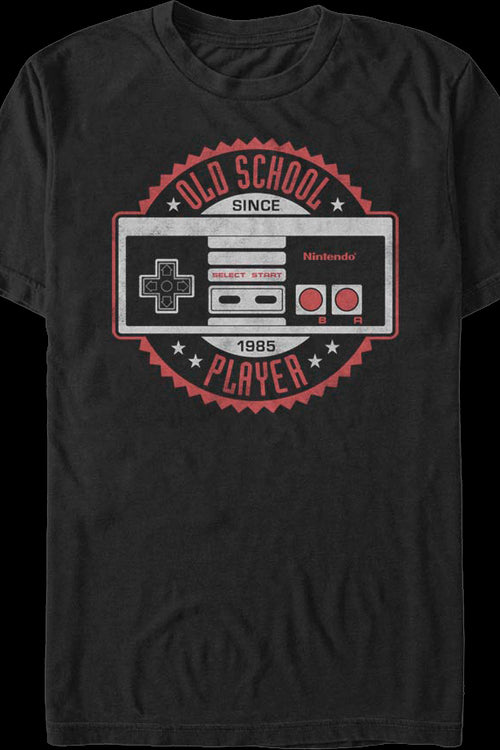 Old School Player Nintendo T-Shirtmain product image