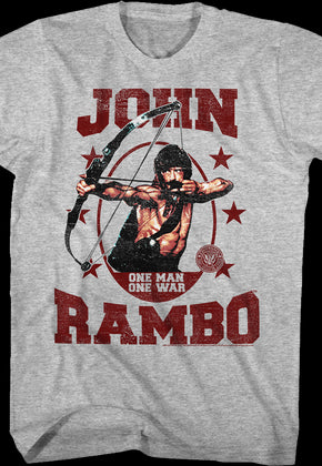 One Man One War Rambo T-Shirt