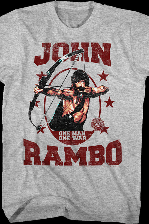 One Man One War Rambo T-Shirtmain product image