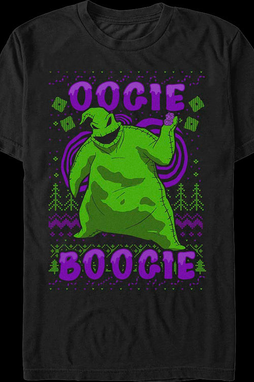 Oogie Boogie Faux Ugly Sweater Nightmare Before Christmas T-Shirtmain product image