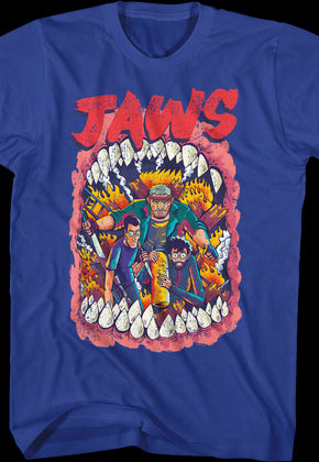 Open Mouth Illustration Jaws T-Shirt