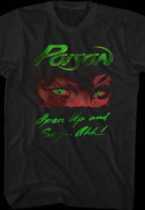 Open Up And Say Ahh Track List Poison T-Shirt