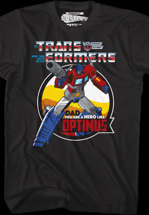 Optimus Prime Heroic Father's Day Transformers T-Shirt