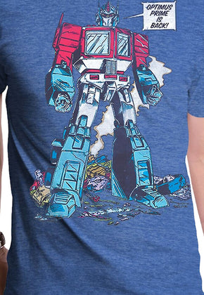Optimus Prime Is Back Transformers T-Shirt