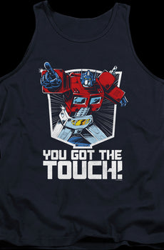 Optimus Prime You Got The Touch Transformers Tank Top
