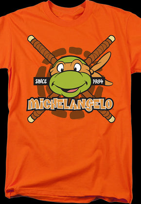 Orange Michelangelo Since 1984 Teenage Mutant Ninja Turtles T-Shirt