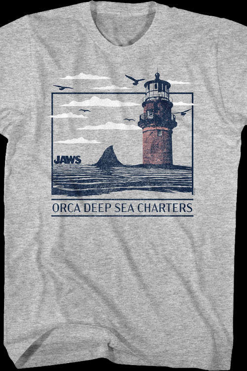 Orca Deep Sea Charters Jaws T-Shirtmain product image