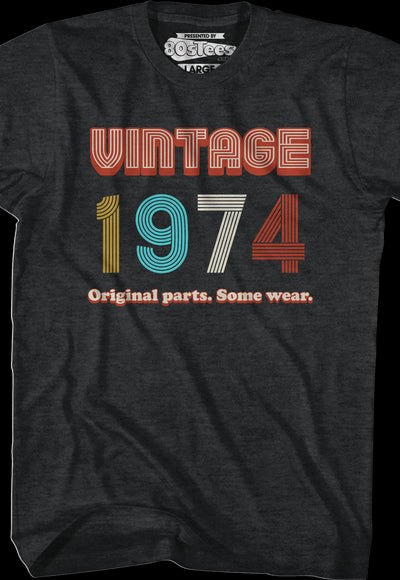 Original Parts Some Wear Vintage 1974 T-Shirt