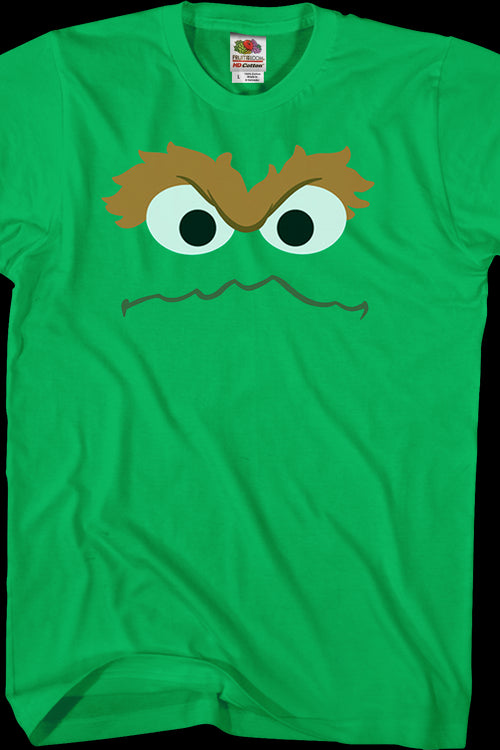 Oscar The Grouch Face Sesame Street T-Shirtmain product image