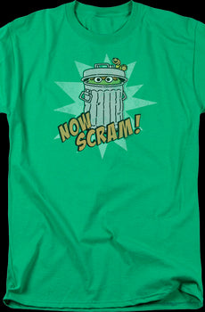 Oscar The Grouch Now Scram Sesame Street T-Shirt