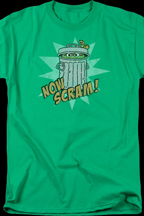 Oscar The Grouch Now Scram Sesame Street T-Shirtmain product image